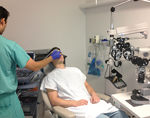 Ocular Point-of-Care Ultrasound Ultrasound to detect ocular or ophthalmological pathology such as optic nerve edema or retinal abnormalities” title=